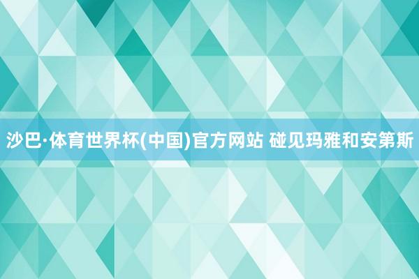 沙巴·体育世界杯(中国)官方网站 碰见玛雅和安第斯