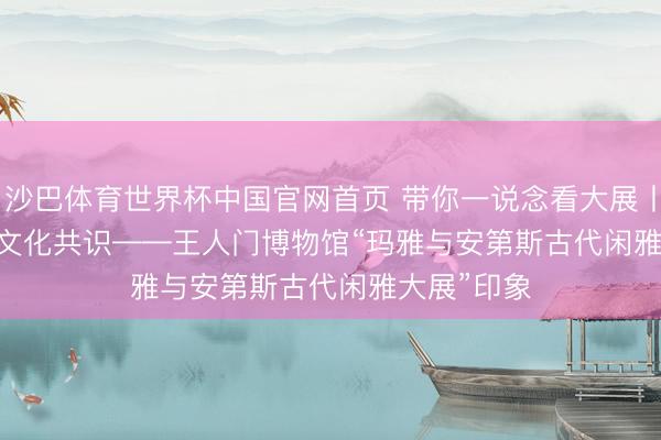 沙巴体育世界杯中国官网首页 带你一说念看大展丨他乡同辉 文化共识——王人门博物馆“玛雅与安第斯古代闲雅大展”印象