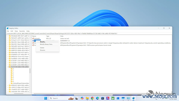 Windows 11尽然掩蔽了7种CPU性能样式！只需修改注册表一个数 一键解锁电脑后劲